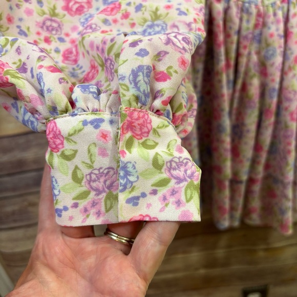 LPA Iga Mini Dress Devon Floral REVOLVE Devon Floral Pink Small - Picture 9 of 10